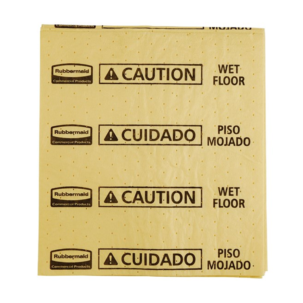 Over the Spill® Yellow Pads (20 in. x 16.5 in., 22 Pads/Pack, 12 Packs/Case)